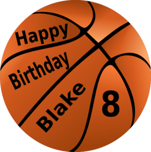 297x298 Happy Birthday Basketball Clip Art