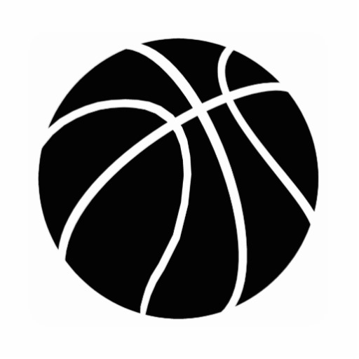 512x512 Black And White Basketball Pictures