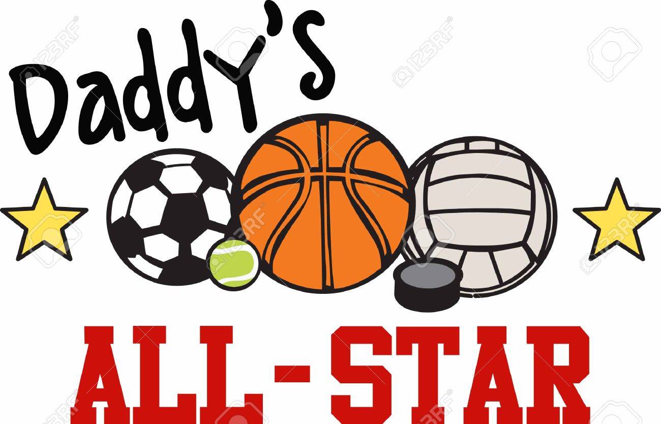 1300x834 Tennis Volleyball Basketball Hockey Puck And Soccer Ball Border