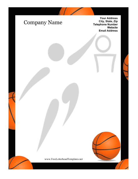 442x572 Basketball Border For Microsoft Word Clipart Panda