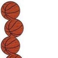 200x200 Basketball Border Clipart