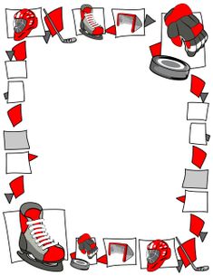 235x305 Basketball Page Border Featuring Basketballs, Courts, And More