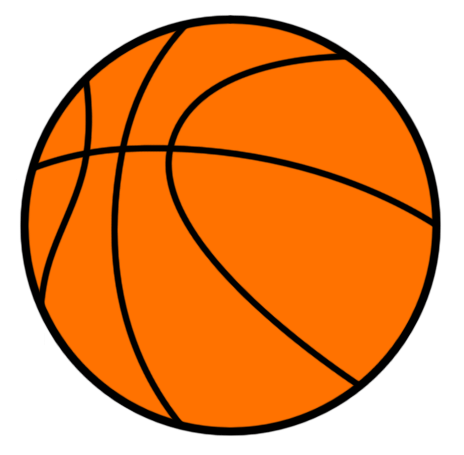 464x455 Word Clipart Basketball