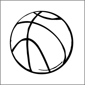 290x290 Free Basketball Clipart Borders Clipart Free Clipart Images