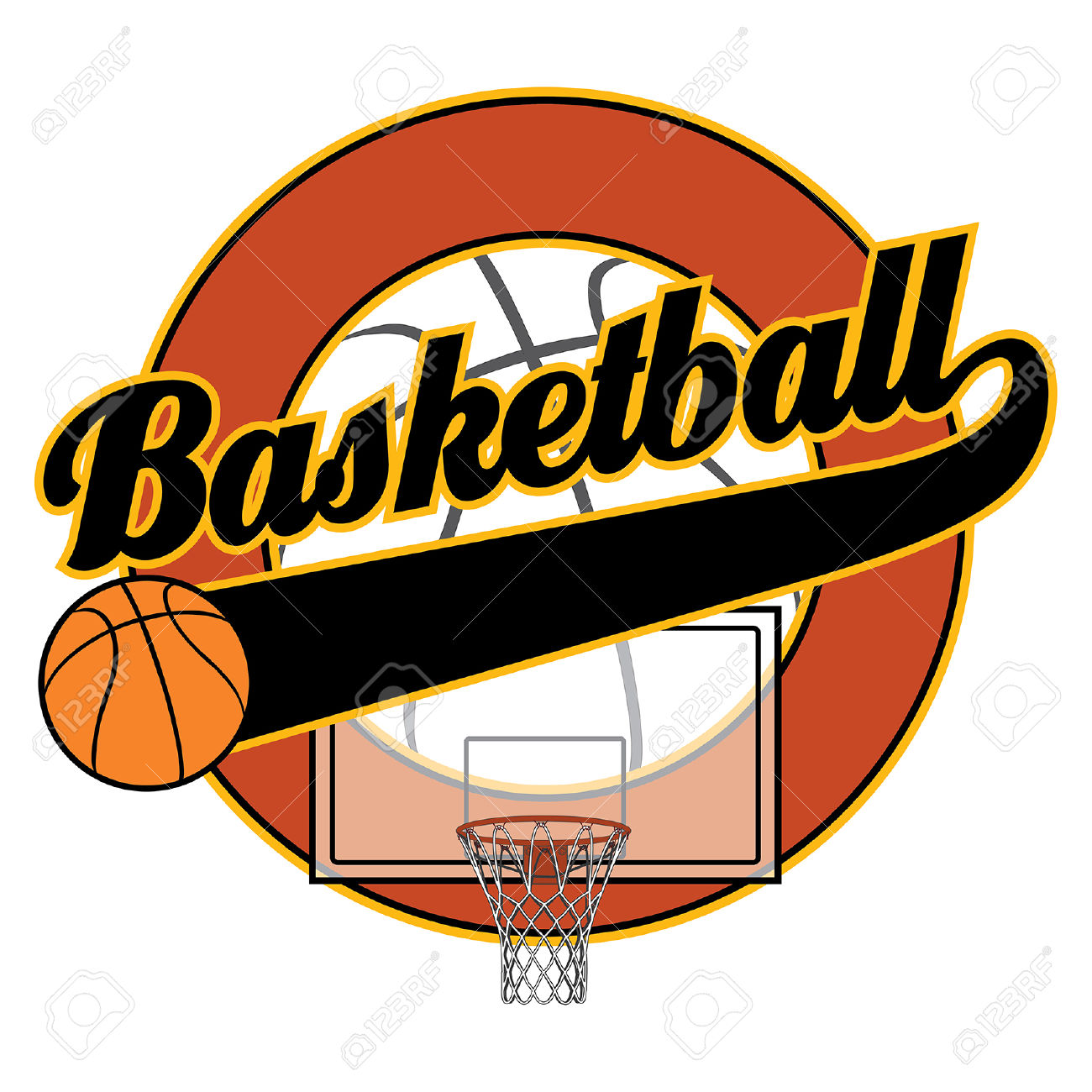 1300x1300 Word Clipart Basketball