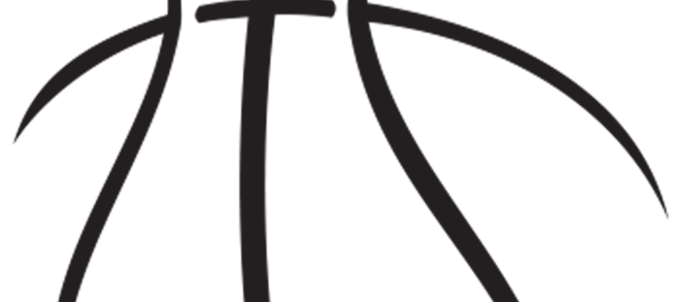 980x440 Half Basketball Clipart