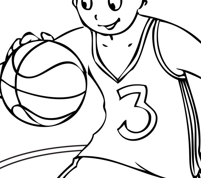 678x600 Basketball Coloring Pages Best Coloring Pages