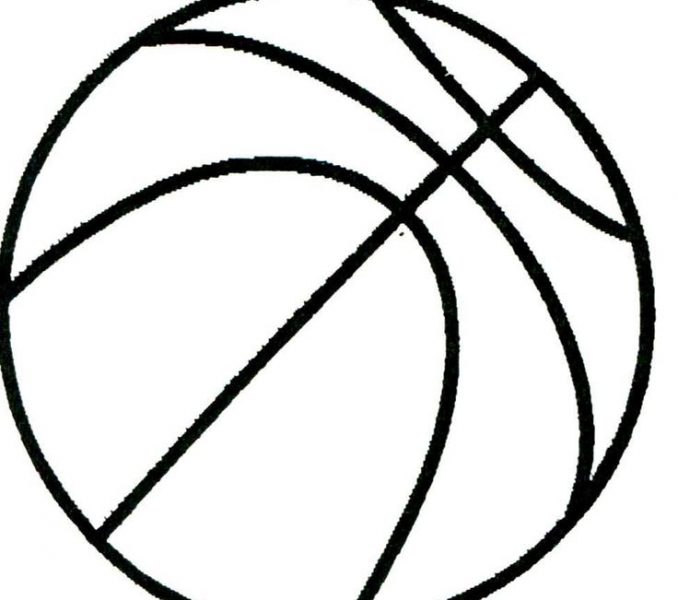 678x600 Printable Basketball Pictures Coloring