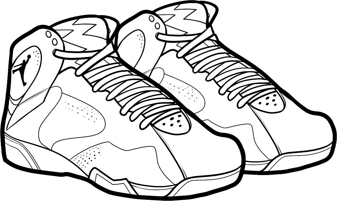 1125x673 Shoe Coloring Pages