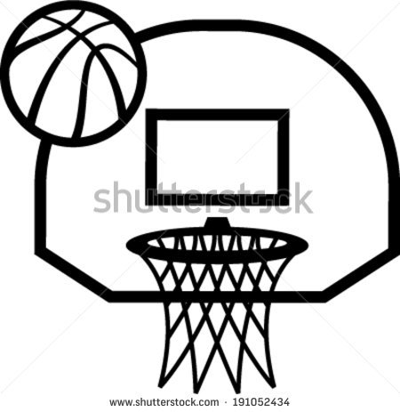 Basketball Court Clipart Black And White | Free download on ClipArtMag