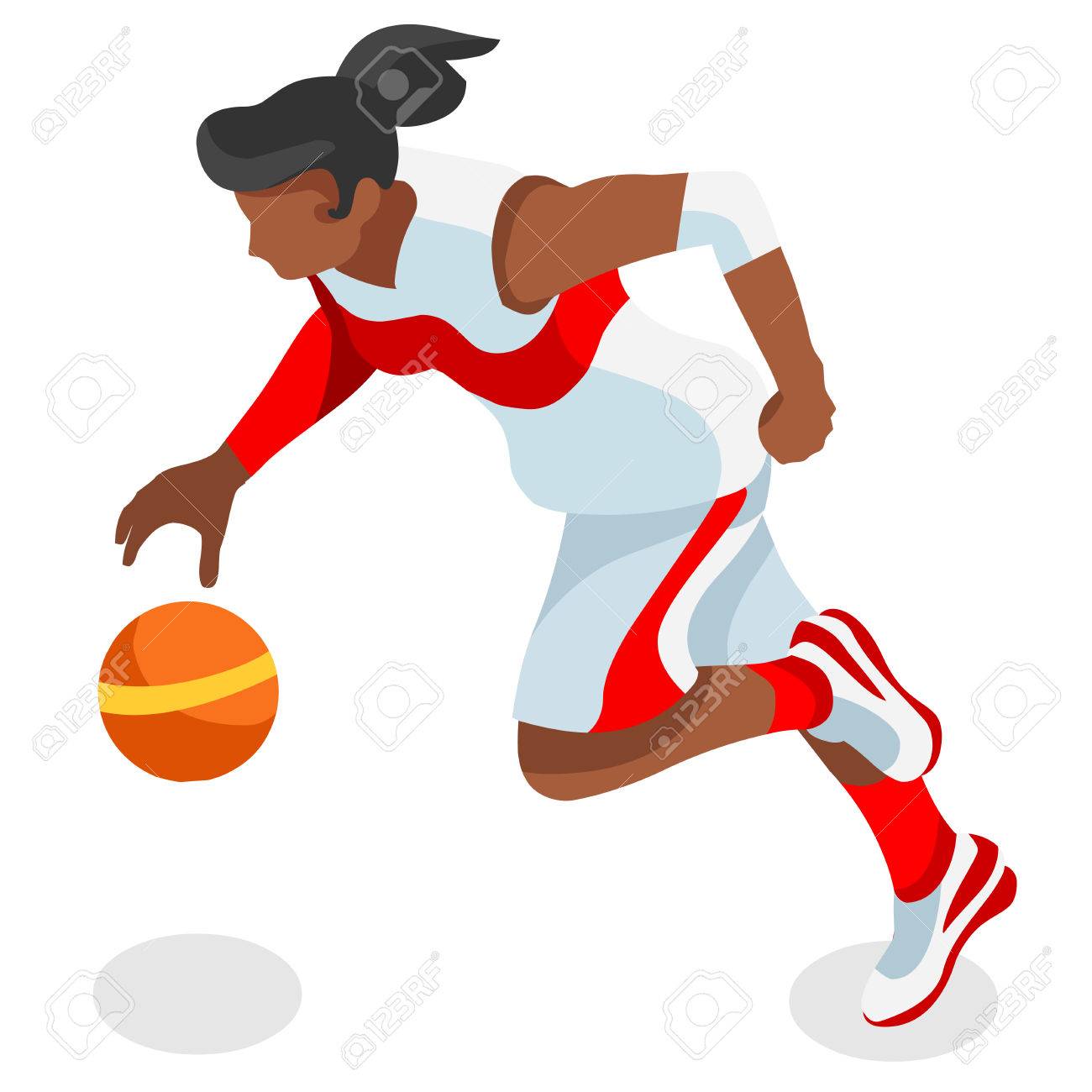 1300x1300 Basketball Player Athlete Summer Games Icon Set.3d Isometric