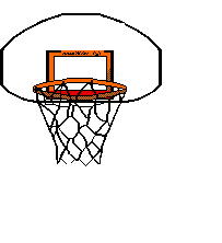 203x222 Basketball Goal Clipart