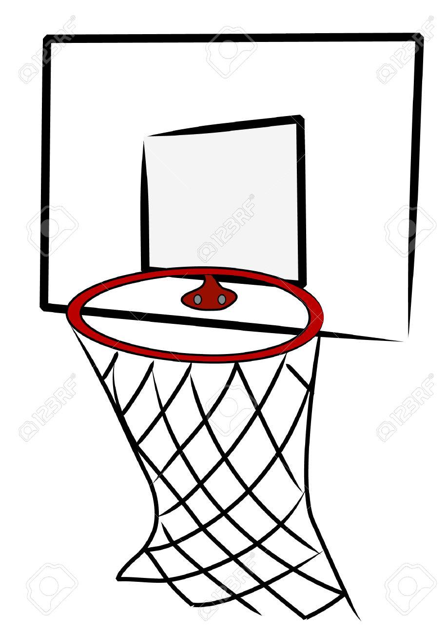 917x1300 Basketball Net And Back Board