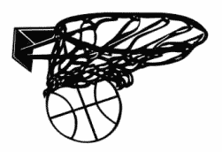 251x172 Basketball Going Through Hoop Clipart