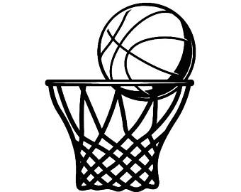 Basketball Hoop Black And White | Free download on ClipArtMag