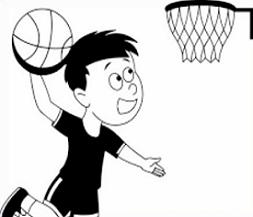 253x217 Free Basketball Hoops Clipart