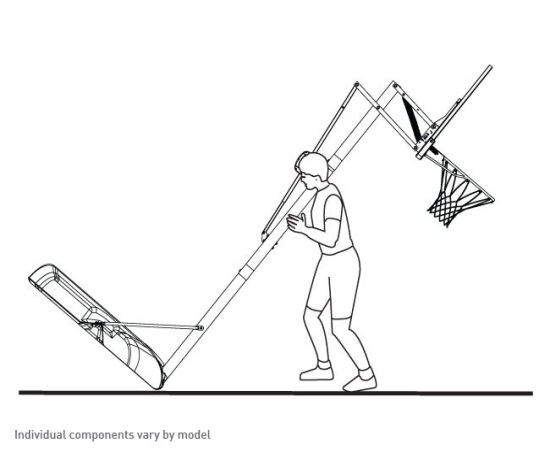 550x460 Lifetime Products Portable Basketball 1479 48 Fusion Backboard System