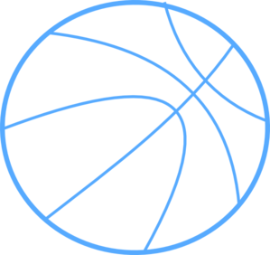 299x282 Basketball Outline Clip Art