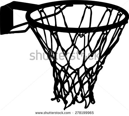 450x403 Basket Clipart Basketball Net