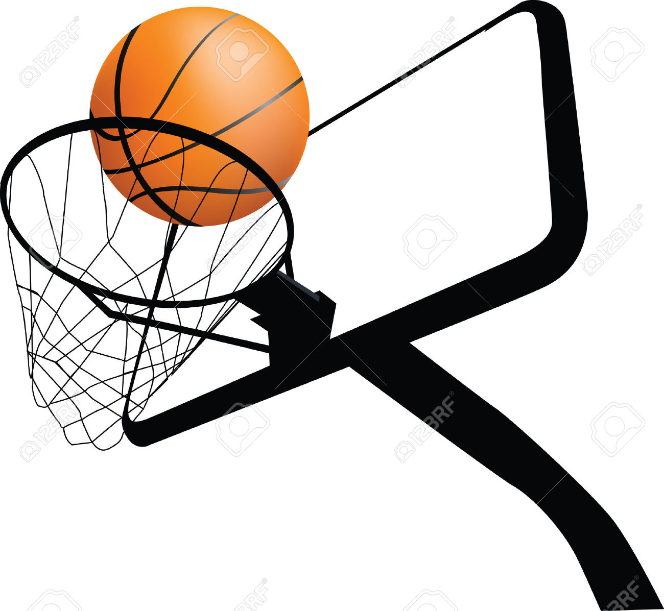 1300x1197 Basketball Hoop Stock Illustrations Cliparts And Free