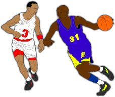 228x192 Moving Clipart Basketball