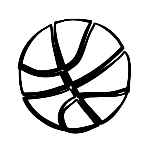 512x512 Basketball Black And White Basketball Black And White Clip Art 3