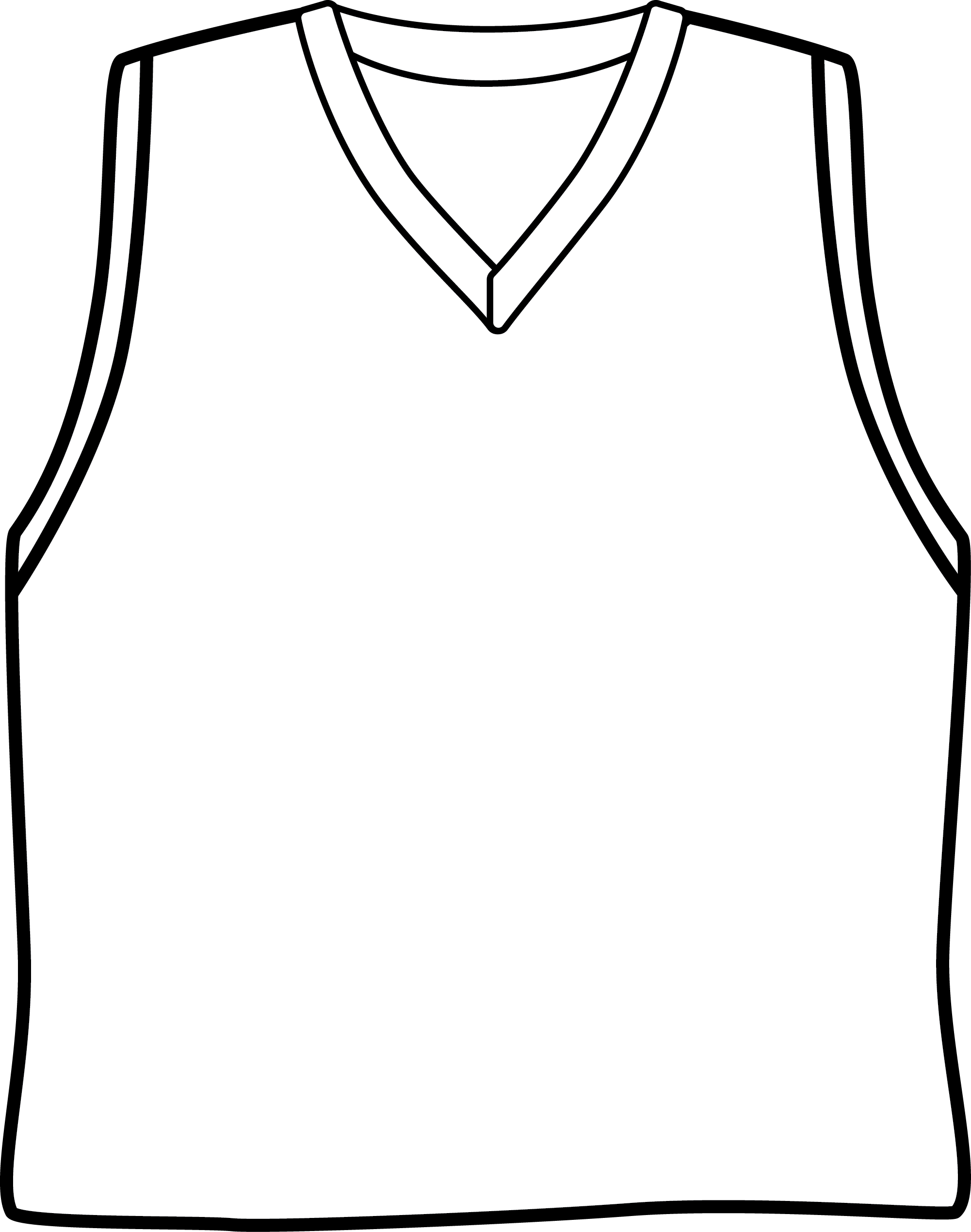 2002x2540 Basketball Jerseys Clipart
