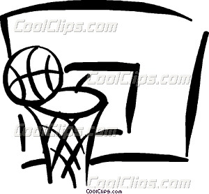 300x278 Basketball Net Vector Clip Art