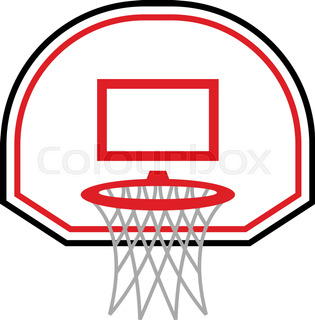 315x320 Basketball Hoop Vector Icon Illustration Stock Vector Colourbox