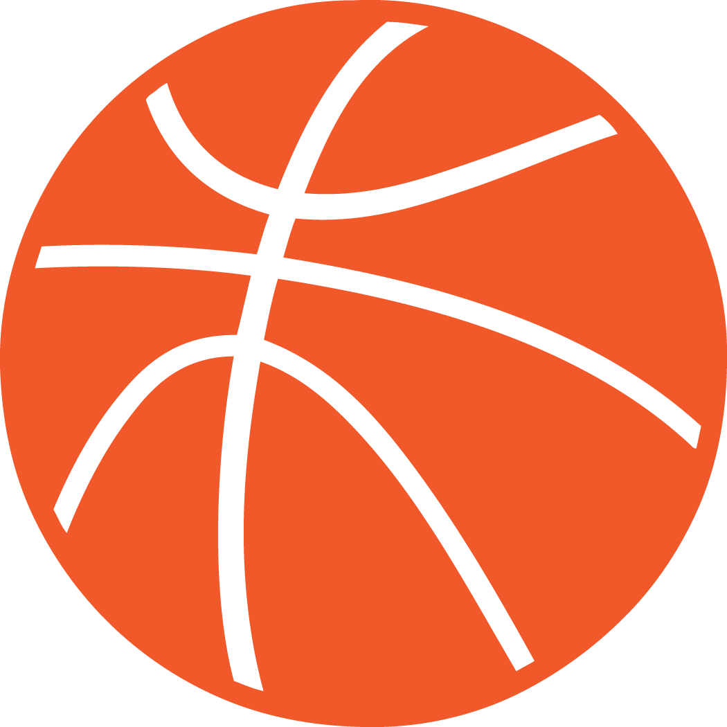 1050x1050 Clipart Of Basketball Outline