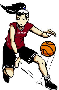 250x382 Basketball Player Clipart