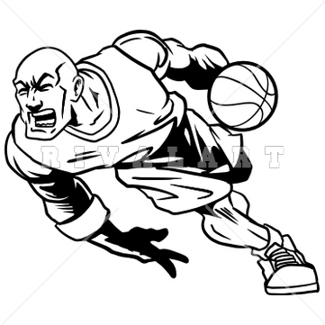 361x361 Basketball Clipart Black And White Clipart Panda