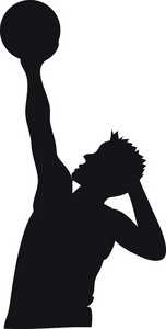 152x300 Basketball Clipart Image