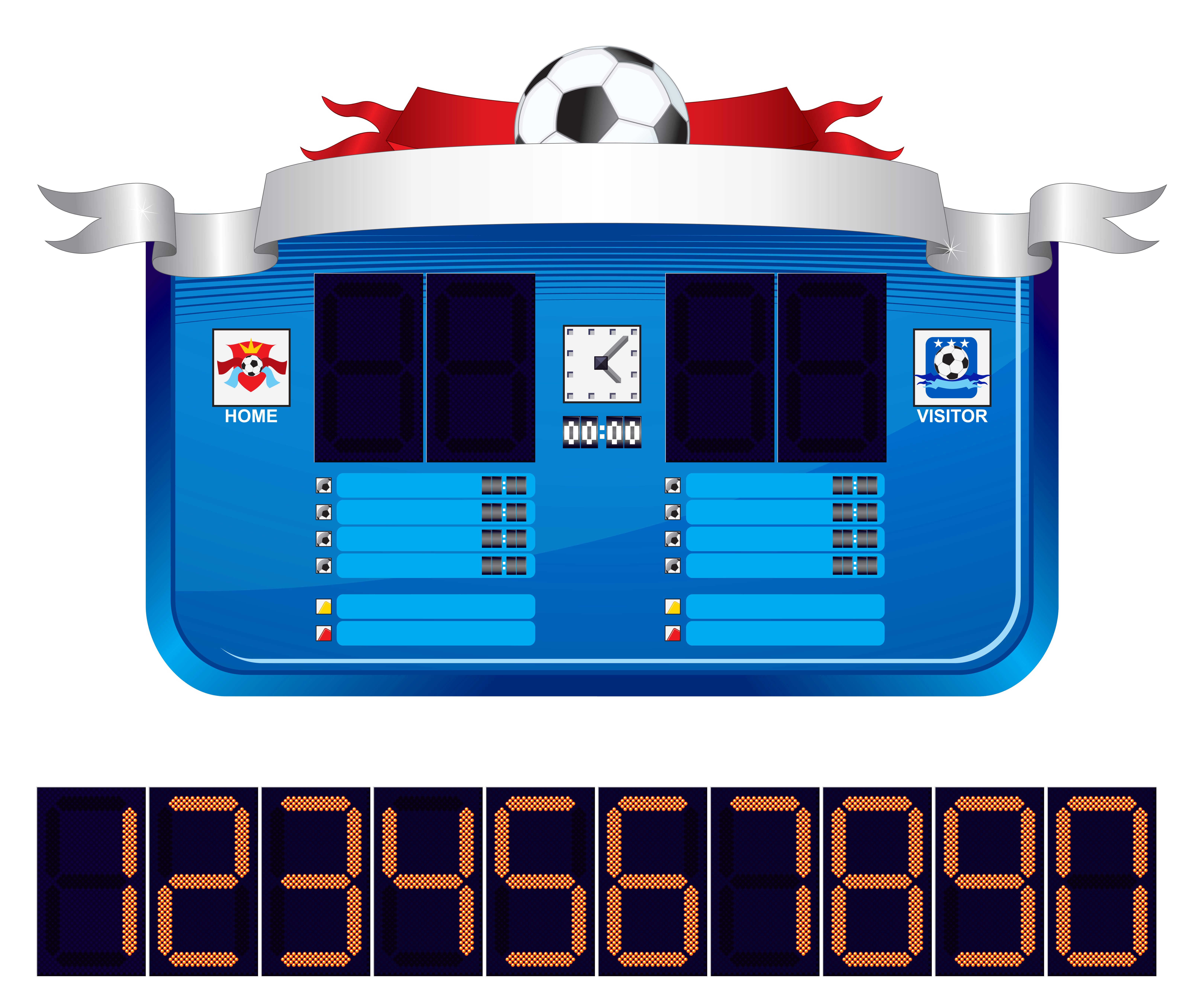 6336x5354 Scoreboard Clip Art