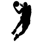 170x170 Basketball Silhouette Clip Art