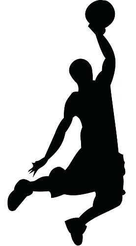 277x500 Clipart Basketball Basketball Black And White Free Black And White