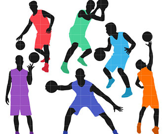 340x270 Basketball Players Digital Clip Art Cute Boys Digital Clip