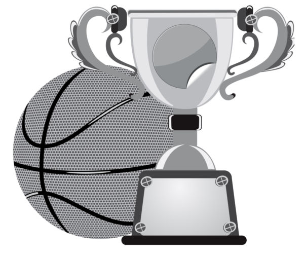 600x511 Vector Ball And Trophy