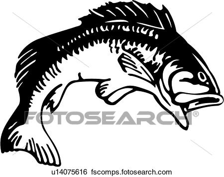 450x357 Clip Art Of Bass U14075616