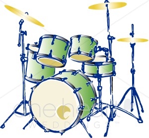 300x279 Drum Set Clipart Wedding Music Clipart