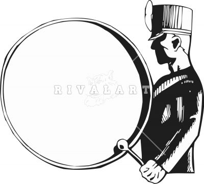 400x361 Bass Drum Marching Band Clip Art Clipart