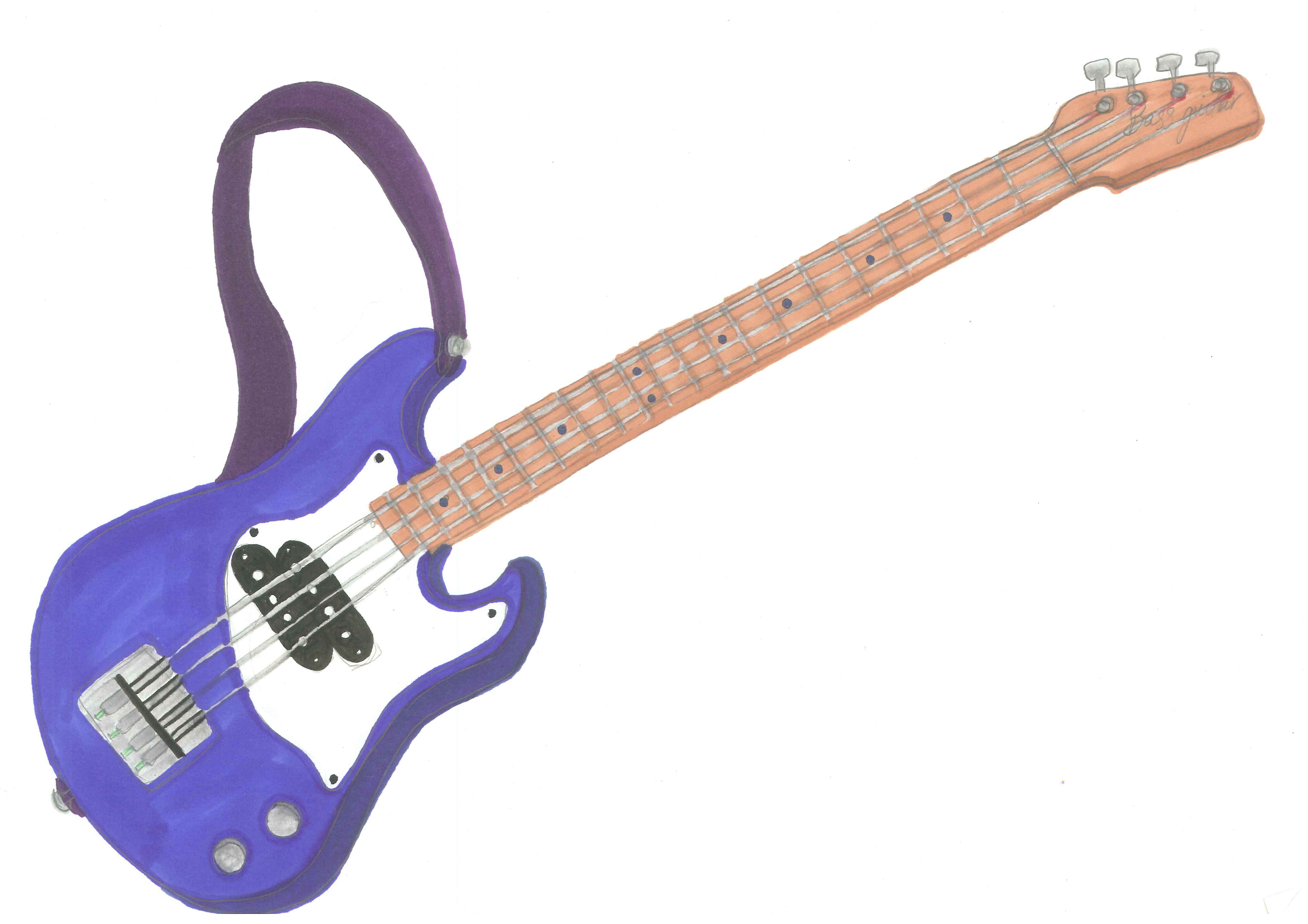 4680x3307 Electric Bass Guitar Clip Art Clipart Panda