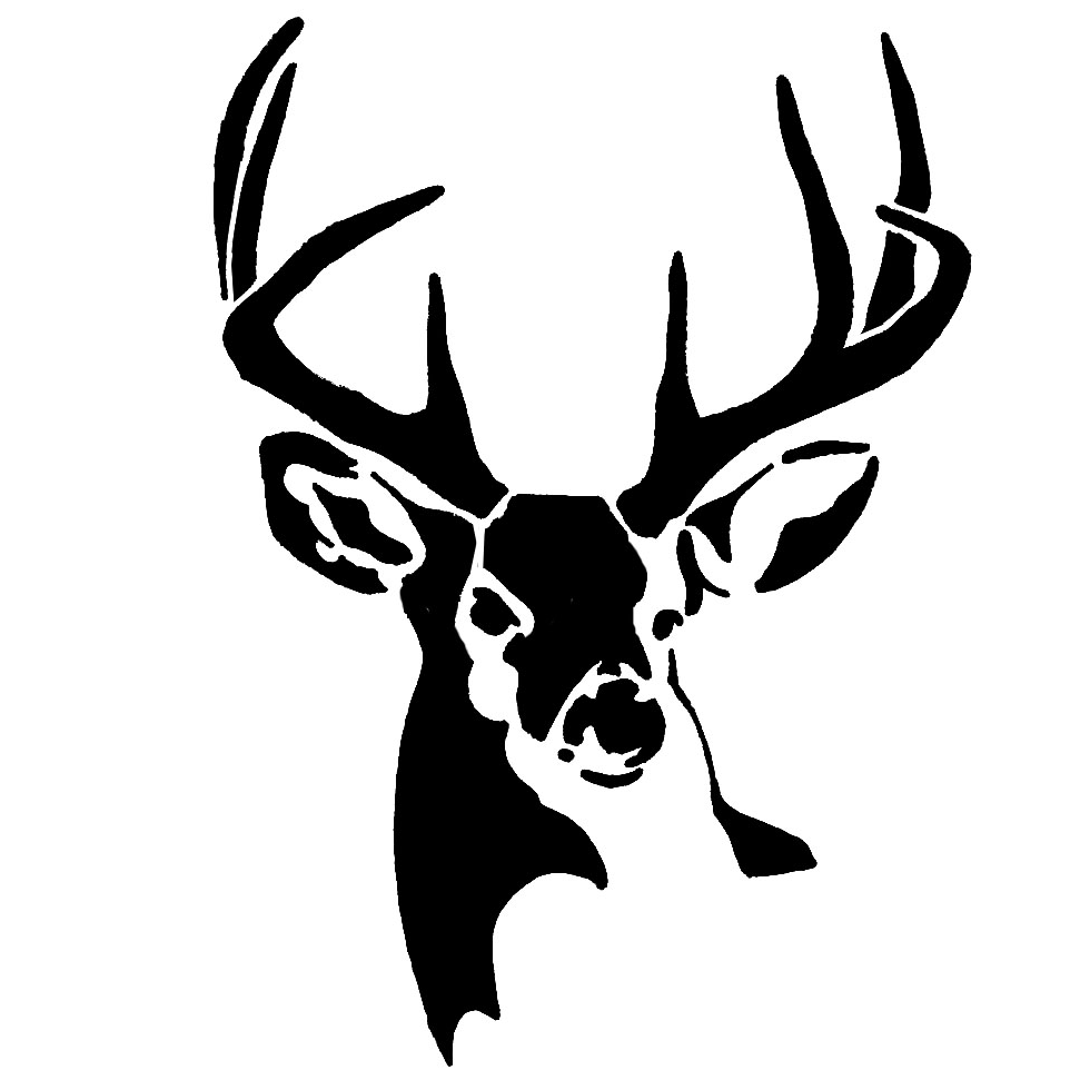 980x980 Whitetail Buck Deer Stencil Sp Stencils