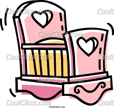 375x355 Baby Cradle Clipart
