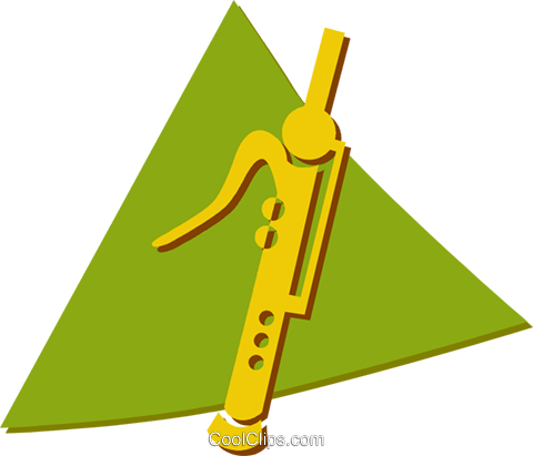480x411 Bassoon Royalty Free Vector Clip Art Illustration Vc055317