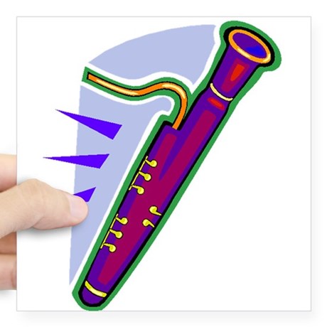 460x460 Bassoon Bumper Stickers Cafepress