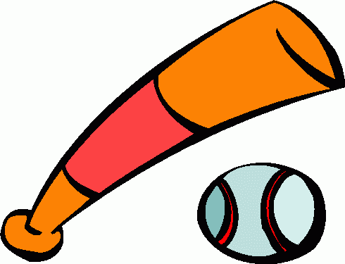 490x375 Baseball Bat Baseball Ball And Clip Art Free Clipart 2 Image 4
