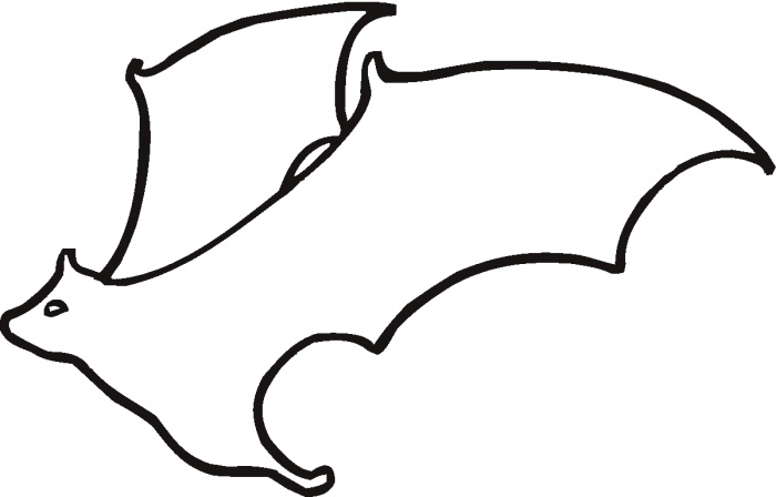 700x448 Bat Outline Clip Art Clipart