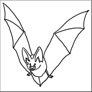 304x304 Clip Art Bat Bampw I Abcteach