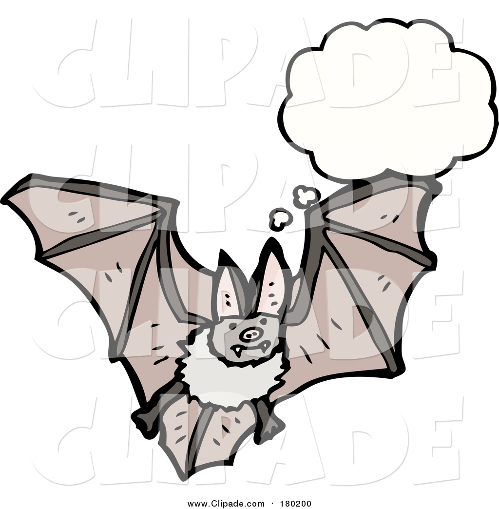 1024x1044 Clip Art Of A Thinking Vampire Bat By Lineartestpilot